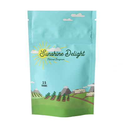 Laminated Mylar Weed Packaging Pouches Custom Weed Pack Childproof