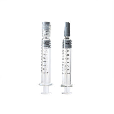 Luer Slip Luer Lock Glass Syringe Prefillable  CBD Oil Syringe