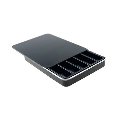 Black Metal Joint Holder Case 5pcs pre rolls  Rectangular Tin Box