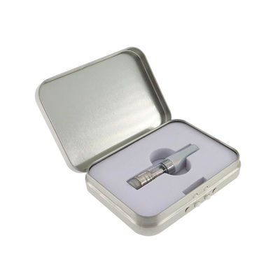 Custom Printing Child Resistant Tin Cases with Hinged Lids