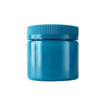 2oz 3oz 4oz 5oz Child Resistant Plastic Jars 6oz Child Proof Blue Plastic Weed Jar with Lid