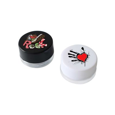 5ml 9ml Round Shape Glass Concentrate Jar Packaging for  Concentrate Oil