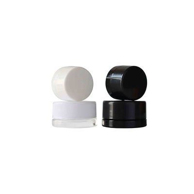 Custom Color 9ml 5ml Concentrate Glass Jar With Child Resistant Screw Lid