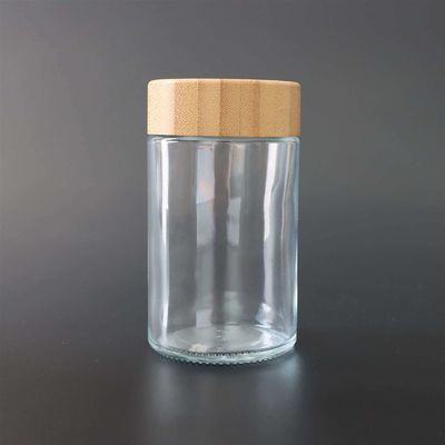 6oz Childproof Glass Storage Jar For  Flower Weed Packaging Glass