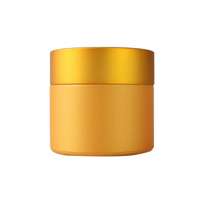 Golden Childproof Glass Jar 3.5 Weed Packaging Jars