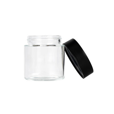 Wide Mouth Child Resistant Glass Weed Jar Smell Proof