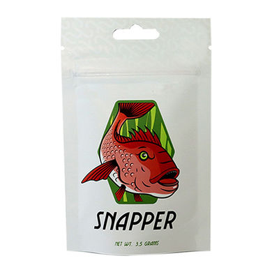 Childproof Zipper 3.5 Weed Bag 1/8 Ounce 3.5g Exotic Weed Packaging Bags