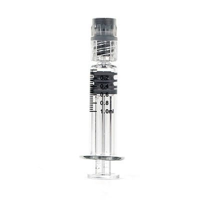 China Factory 1ml Luer Lock Glass Syringes with Blunt Needle