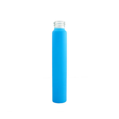 Clear Black Glass Pre Roll Tube With Child Resistant Screw Lid 22x116mm