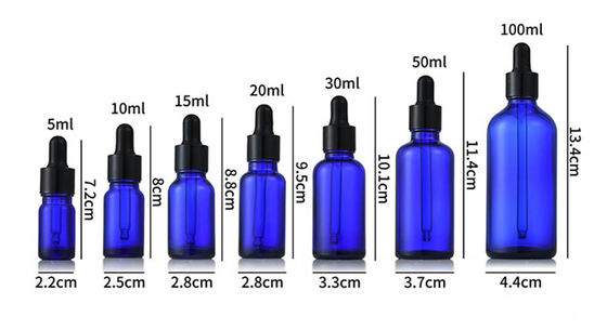Child Resistant Glass Dropper Bottle for Essential Oil Packaging Custom 15ml 30ml 50ml 100ml Serum Bottle with Dropper