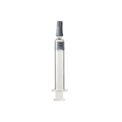 Reusable Sterile Luer Lock Glass Syringe 2.25ml For canabiss CBD Oil