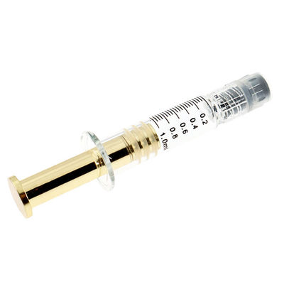 Medical Grade 1ml Luer Lock Glass Syringe Metal Plunger