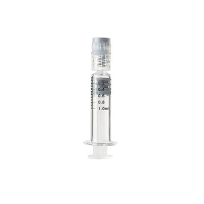 Clear Plastic Plunger Luer Lock Glass Syringe MOQ 1 piece