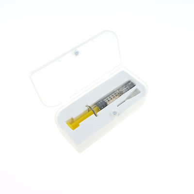 CBD Oil Glass Syringe Luer Lock THC Oil Syringe 1ml Empty Luer Cap Glass Syringe