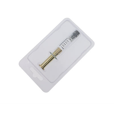 Empty Luer Lock Glass Syringes with Metal or Plastic Plunger for Cosmetic Oil