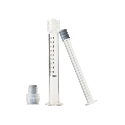 Medical Grade Prefillable Luer Lock Syringe 3ml Glass Syringe For  CBD Oil