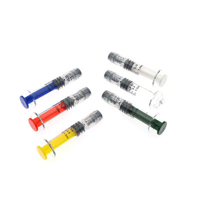 Empty Luer Lock Glass Syringes with Metal or Plastic Plunger for Cosmetic Oil