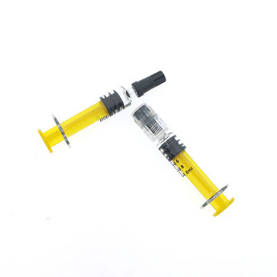 Colored Luer Lock Glass Syringe For CBD Oil Cosmetic Oil