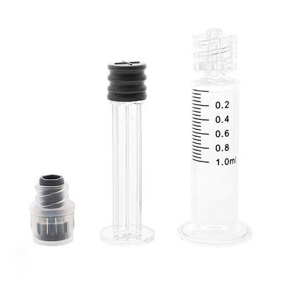1mL Luer Lock Glass Syringe Reusable For CBD Oil