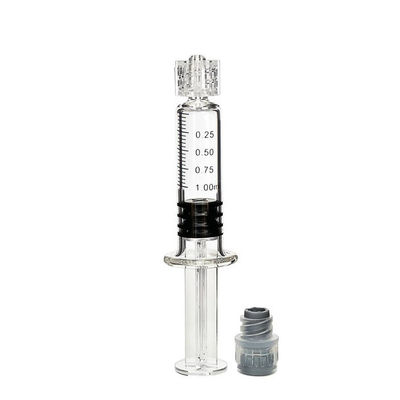 Glass Syringe Luer Lock 1mL canabiss CBD Concentrate Syringes With Blunt Needles