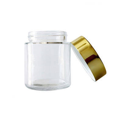Premium Glass Weed Jar with Straight Sided Design-CR Certified Childproof Jar 1oz 2oz 3oz 4oz 5oz