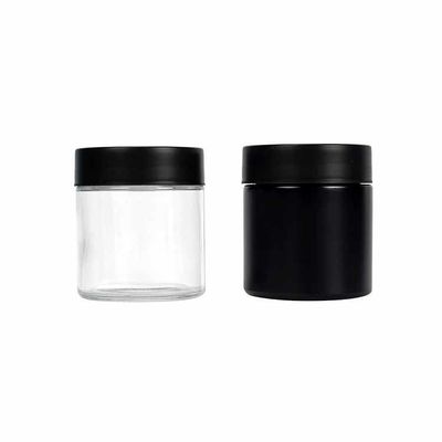 Premium Glass Weed Jar with Straight Sided Design-CR Certified Childproof Jar 1oz 2oz 3oz 4oz 5oz