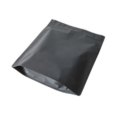 1LB Dry Flower Mylar Weed Packaging 1 Pound Matte Black Mylar Barrier Bags