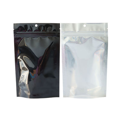 Clear Black Weed Mylar Bag 1/2 oz Dispensary Weed Packaging Pouch​