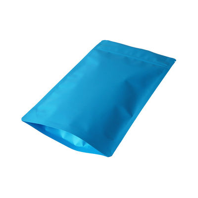 Wholesale Blule White Black Child Resistant Ziplock Mylar Weed Bags Childproof Packaging