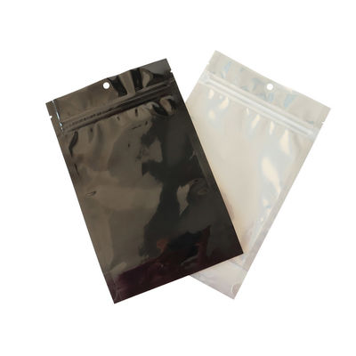 Clear Black Weed Mylar Bag 1/2 oz Dispensary Weed Packaging Pouch​