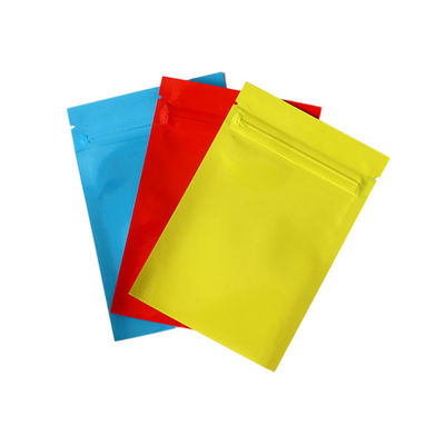 Child Resistant Mylar Weed Packaging Soft Touch Matte Surface