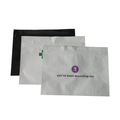 Matte Glossy Mylar Weed Packaging  Exit Bag Child Proof