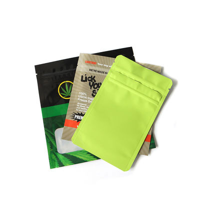 Ziplock Mylar Bag Custom Weed Pack  Flower Packaging
