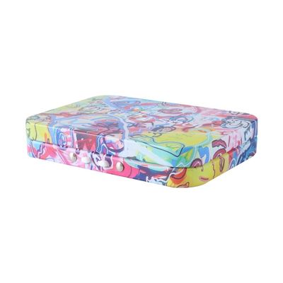 Custom Color Printing Cartridge Box Hinged Tin Child Resistant Tin Box