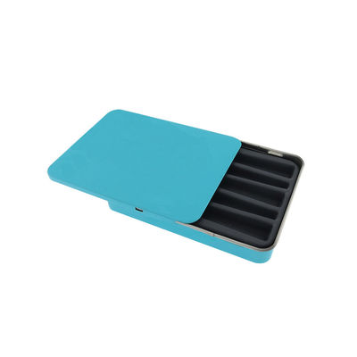 Sliding Lid Child Resistant Tin Box Joints Preroll Tin Packaging
