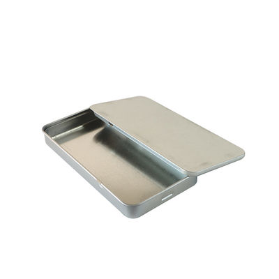 Rectangular  Child Resistant Tin Box With Metal Insert