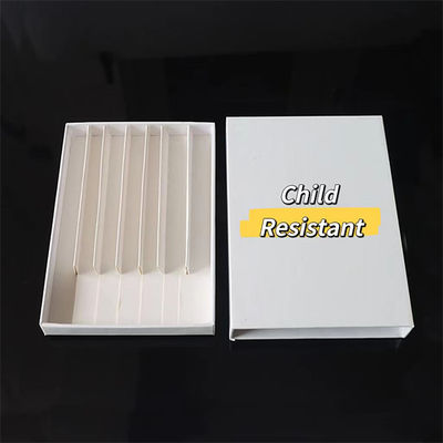 Black Customized Child Resistant Paper Box