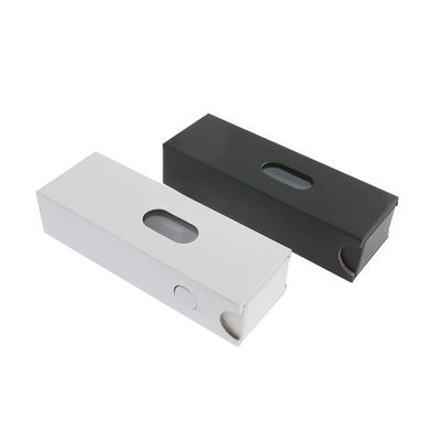 Wholesale Black White CBD Vape Oil Cartridge Drawer Paper Box Packaging
