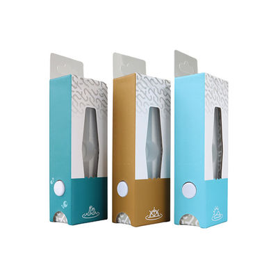 Custom Electronic Cigarette Cartridge Case Childproof Paper Box for 1ml 510 Threaded