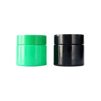 Custom Color canabiss Flower Jar Plastic Containers 3oz  Storage