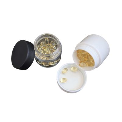 Child Resistant 3 Oz PET Plastic Smell Proof Weed Jar With 53-400 Neck Finish
