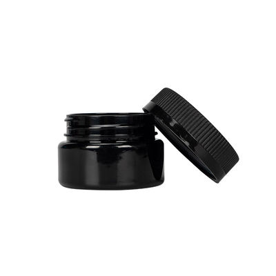 Child Resistant Screw Cap Plastic Weed Jar