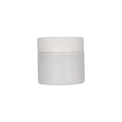 Child Proof 3oz White Plastic Jars for Marijuana Storage