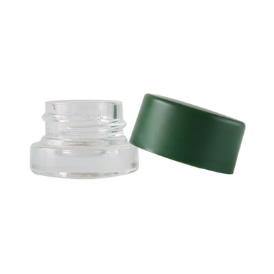 Thick Wall 5ml Glass Concentrate Jar Childproof Wax Concentrate Container