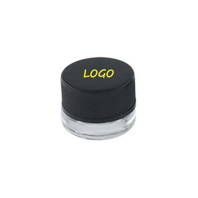 Clear 5ml Glass Jar Childproof Lid Square Jar Concentrate Jar Packaging with Child Resistant Lid
