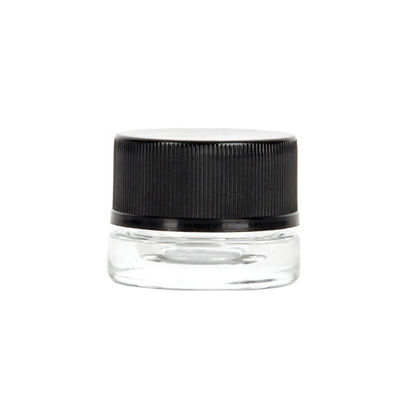 Thick Wall 5ml Glass Concentrate Jar Childproof Wax Concentrate Container