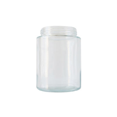 Big Size 18oz Bamboo Lid Childproof Glass Jar For CBD Flower