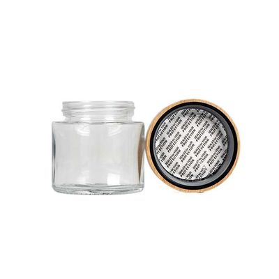 Airtight Weed Bamboo Lid Glass Jar Glass Stash Jar Smell Proof