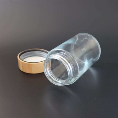 6oz Childproof Glass Storage Jar For  Flower Weed Packaging Glass