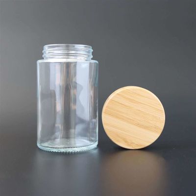 6oz Childproof Glass Storage Jar For  Flower Weed Packaging Glass